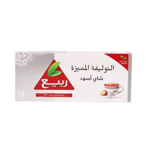 شاي الربيع أسود التوليفة المميزة ، 25 كيس شاي من عال الكيف