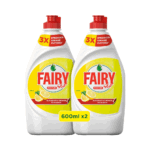 فيري غسيل سائل ربطة برائحة ليمون 600x2 ملي من عال الكيف