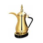 دلة الخليج الكهربائية ذهبي ، 1 لتر من عال الكيف