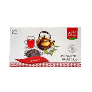 كرتون شاي الخير أسود ورقة كاملة ، 1 كيلو