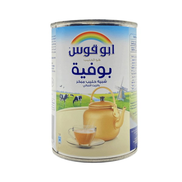 حليب ابو قوس مبخر بوفية بالزيت النباتي ، 405 جرام من عال الكيف