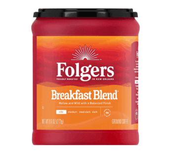 قهوة فولجرز بريكفاست بليند مطحونة متوسطة التحميص ، 272 جرام