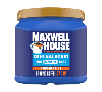 قهوة ماكسويل هاوس الاصلية مطحونة متوسطة التحميص smooth & rich ، جرام  780 