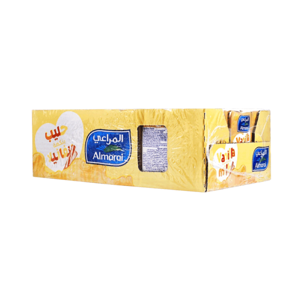 كرتون حليب المراعي بنكهة الفانيليا ، 18 حبة كل عبوة 150 ملي من عال الكيف