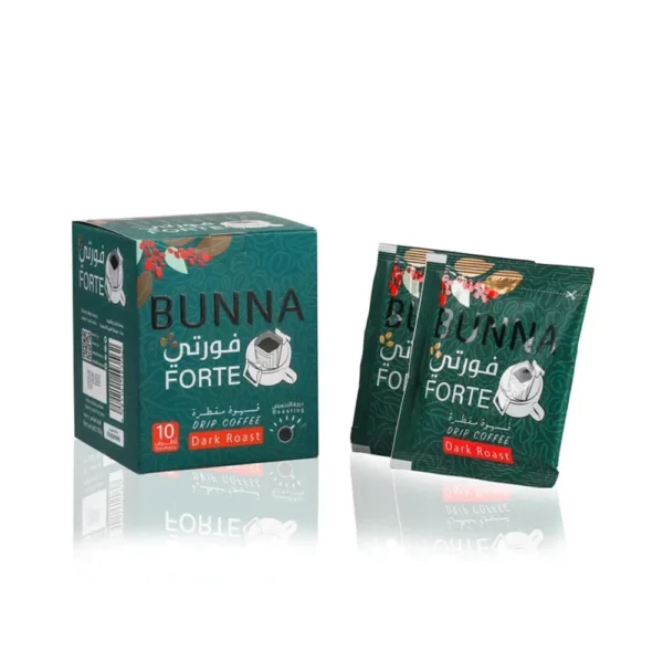 قهوة بونا فورتي مقطرة ، 10 أظرف من عال الكيف