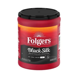 قهوة فولجرز بلاك سيلك مطحونة محمصة داكنة ، 272 جرام من عال الكيف