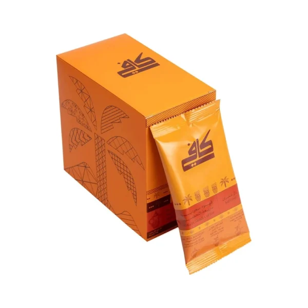 قهوة كافي بالزعفران قهوة سعودية سريعة التحضير ، 10أظرف من عال الكيف