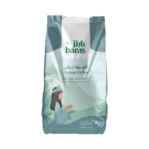 قهوة بارنز تركي خلطة خاصة بدون هيل بن مطحون ، 400 جرام من عال الكيف