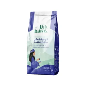قهوة بارنز تركي مطحونة خلطة خاصة بالهيل ، 200 جرام من عال الكيف