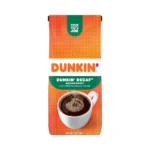 قهوة دانكن ديكاف مطحونة متوسطة التحميص منزوعة الكافيين ، 340 جرام من عال الكيف