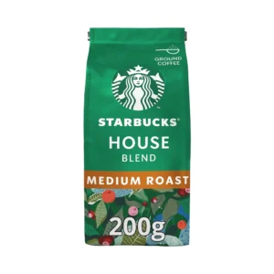 قهوة ستاربكس هاوس بليند مطحونة متوسطة التحميص ، 200 جرام من عال الكيف