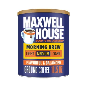 قهوة ماكسويل هاوس مورنينج بريو مطحونة متوسطة التحميص ، 326 جرام من عال الكيف