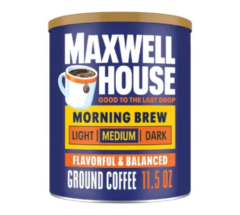 قهوة ماكسويل هاوس مورنينج بريو مطحونة متوسطة التحميص ، 326 جرام