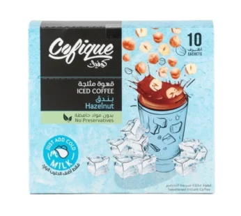 كوفـــيك قـهـوة مثلجة بنكهة بندق ، 10 أظرف