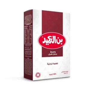 بن العميد قهوة تركية وسط بدون هيل ، 250 جرام من عال الكيف