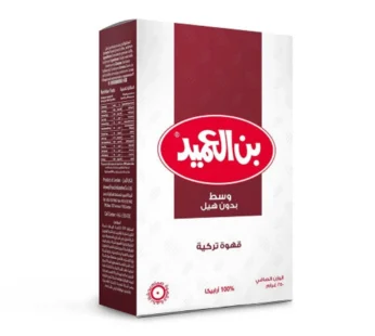 بن العميد قهوة تركية وسط بدون هيل ، 250 جرام