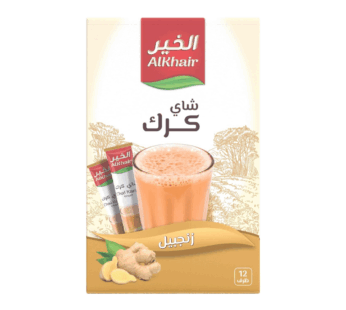 شاي كرك بخلاصة الزنجبيل من الخير 12 ظرف