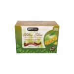 كرتون شاي اولترا سليم أخضر منحف بالتفاح الأخضر ، 12 كيس من عال الكيف