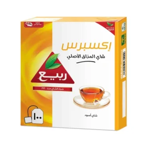 شاي الربيع اسود اكسبرس المذاق الاصلي 100 كيس من عال الكيف
