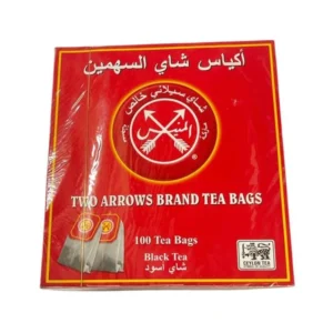 شاي السهمين أسود 100 كيس من عال الكيف