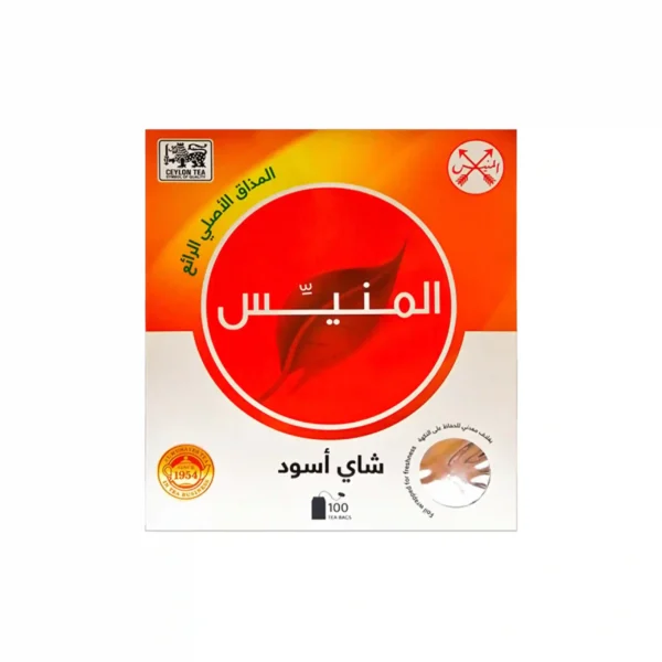 شاي المنيس أسود 100 خيط من عال الكيف