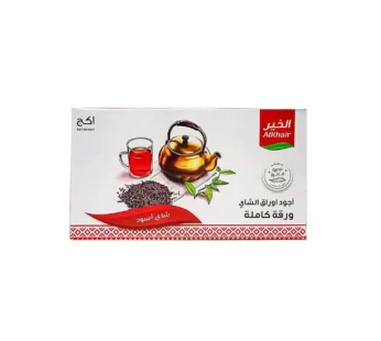 كرتون شاي الخير أسود ورقة كاملة 1 كيلو