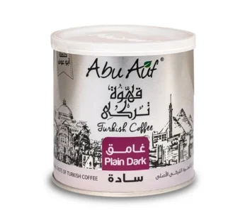 قهوة ابوعوف تركي غامق سادة ، 250 جرام