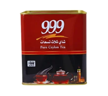 شاي 999 ثلاث تسعات اسود ورقة كاملة ، 250 جرام