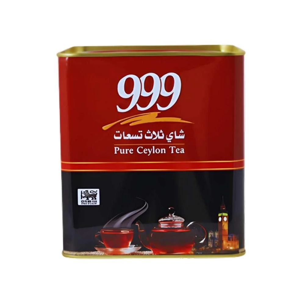 شاي 999 ثلاث تسعات أسود ورقة كاملة ، 250 جرام من عال الكيف