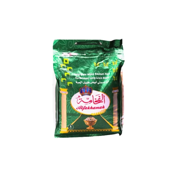 ارز الفخامة بسمتي ابيض عنبر ، 5 كيلو من عال الكيف