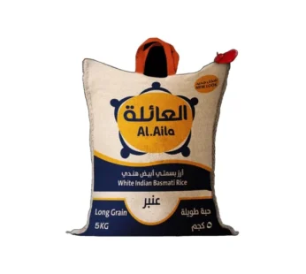 ارز العائلة بسمتي ابيض هندي عنبر ، 5 كيلو