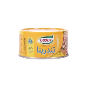 تونة قودي تندرينا بزيت دوار الشمس ، 185 جرام من عال الكيف