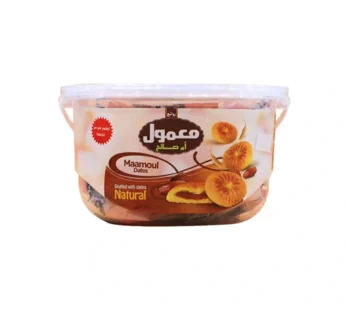 معمول ام صالح محشو بالتمر الطبيعي علبة وزن 450جرام