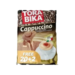 قهوة تورابيكا كابتشينو غنية بالرغوة مع حبيبات الشوكولاتة ، 20 ظرف من عال الكيف