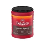 قهوة فولجرز جورميت سوبريم متوسطة داكنة مطحونة ، 272 جرام من عال الكيف