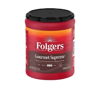 قهوة فولجرز جورميت سوبريم متوسطة داكنة مطحونة ، 272 جرام