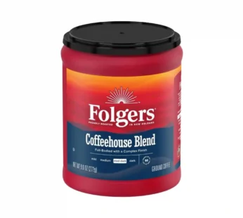 قهوة فولجرز كوفي هاوس بليند مطحونة تحميص وسط داكن ، 272 جرام