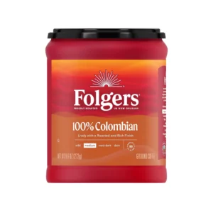 قهوة فولجرز كولومبيان مطحونة متوسطة التحميص ، 272 جرام من عال الكيف