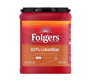 قهوة فولجرز كولومبيان مطحونة متوسطة التحميص ، 272 جرام