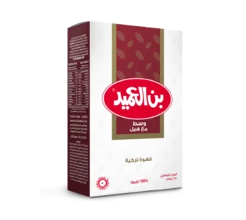 بن العميد قهوة تركية وسط مع الهيل ، 250 جرام