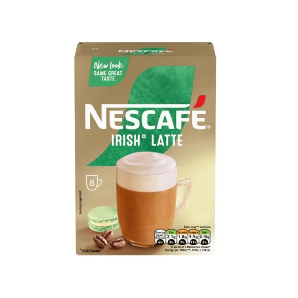 نسكافيه ايريش لاتيه ، 8 أظرف من عال الكيف