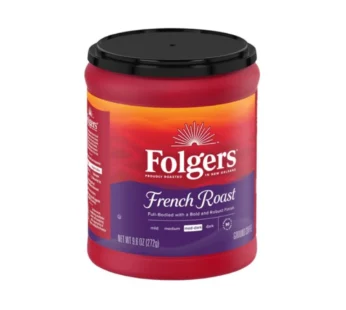 قهوة فولجرز فرنسية روست مطحونة ومحمصة متوسطة داكنة ، 272 جرام