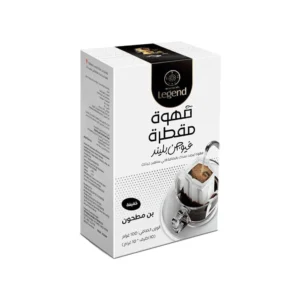 قهوة ليجند مقطرة فيوجن بليند خفيفة ، 10 اظرف من عال الكيف