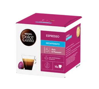 نسكافيه دولتشي غوستو اسبريسو ديكافيناتو ، 16 كبسولة