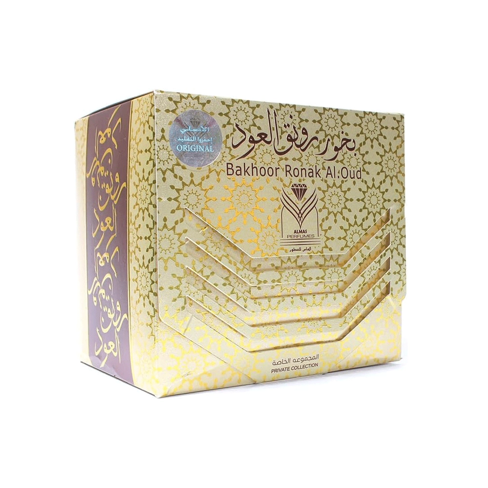 بخور رونق العود من الماس للعطور ، 40 جرام من عال الكيف