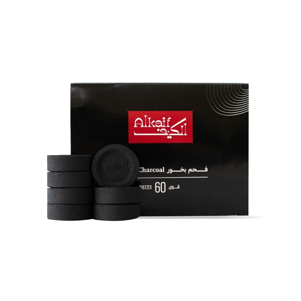 فحم بخور الكيف حجم وسط ، 60 قرص من عال الكيف