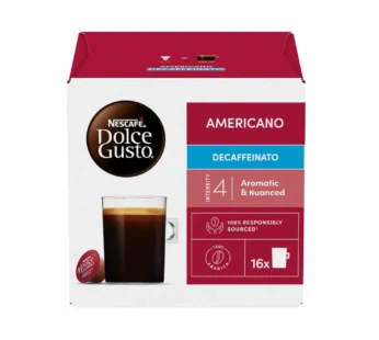 نسكافيه دولتشي غوستو امريكانو ديكافيناتو منزوعة الكافيين ، 16 كبسولة