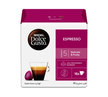 نسكافيه دولتشي غوستو اسبريسو سادة ، 16 كبسولة