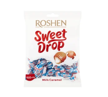 حلوى سويت دروب بنكهة الكراميل والحليب من روشن ، 150 جرام