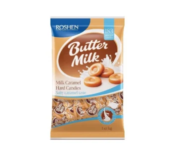 حلوى لبن الزبدة صلبة بالكراميل المملح من روشن ، 1 كيلو